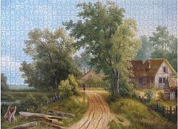 Пазл Nova 1000 деталей: Обычный день на деревенской дороге